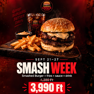 Unique Burger Budapest - Double Beef Patty